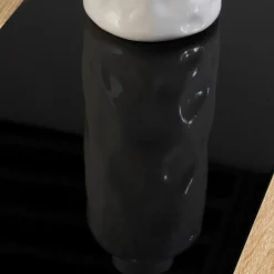 Table à manger 8 personnes hêtre et noire