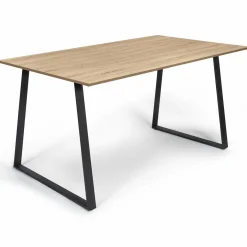 Table à manger bois et métal style industriel