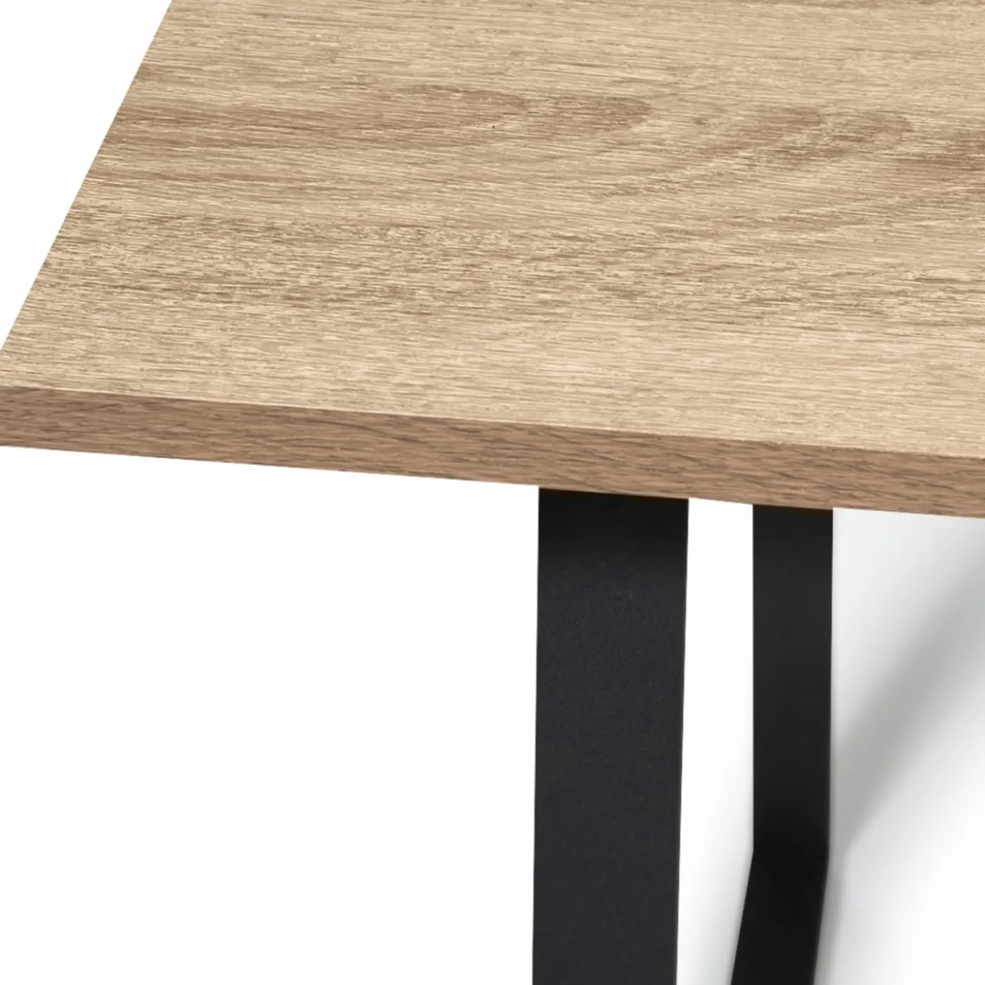 Table à manger bois et métal style industriel