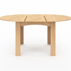 Table à manger bois extensible ronde pour 4-8 personnes