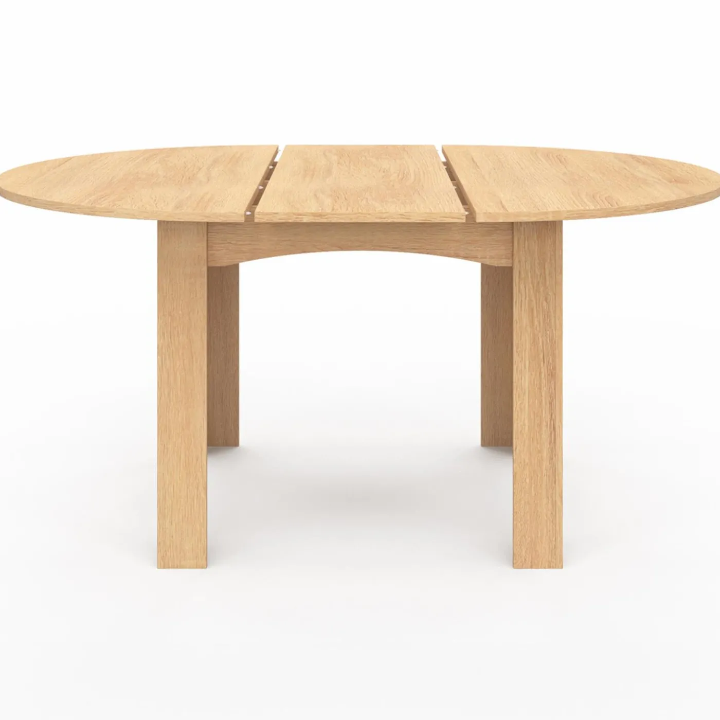 Table à manger bois extensible ronde pour 4-8 personnes