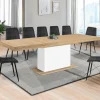 Table à manger extensible rectangle 12 personnes