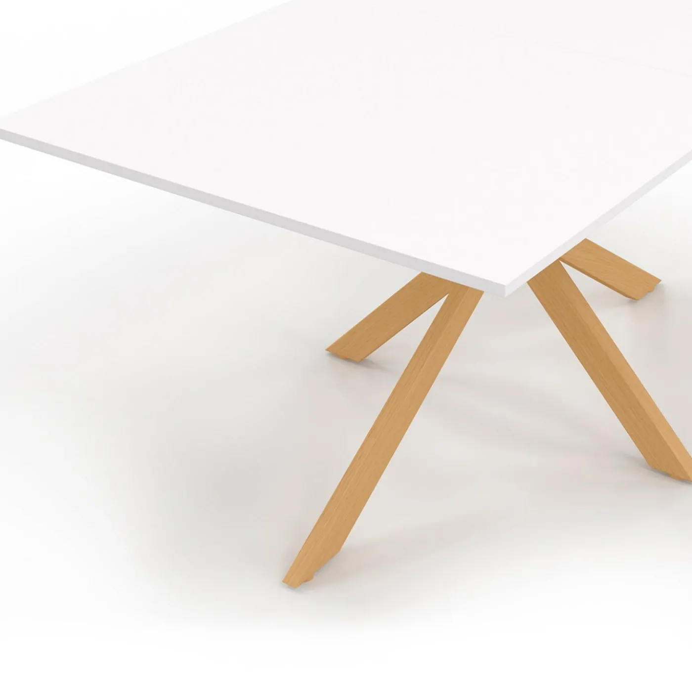 Table à manger rectangulaire 8 personnes pied araignée