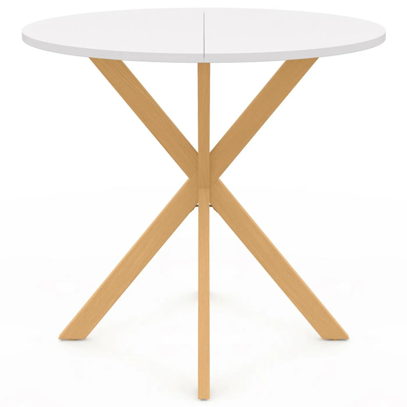 Table à manger ronde 4 personnes pied araignée