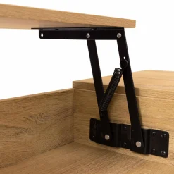 Table basse avec 2 plateaux relevables style industriel
