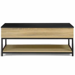 Table basse rectangle design industriel
