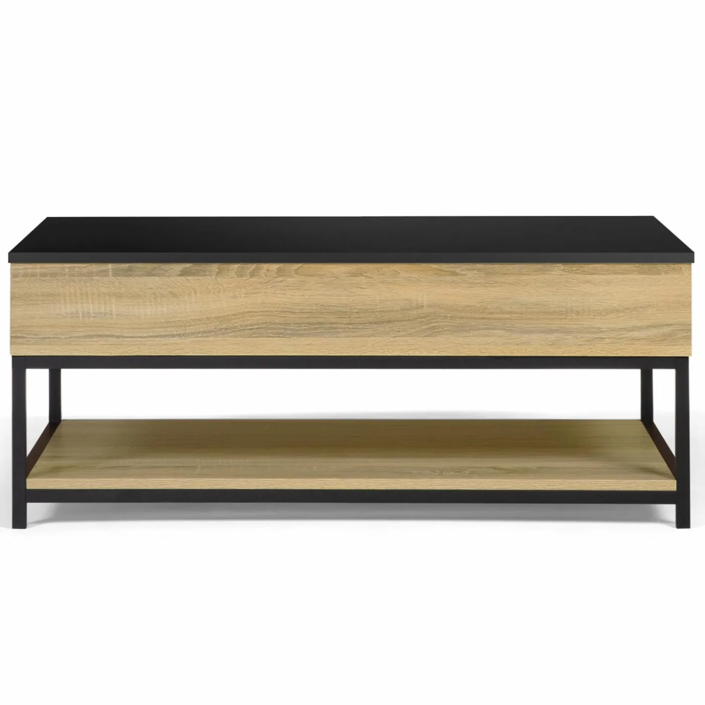 Table basse rectangle design industriel