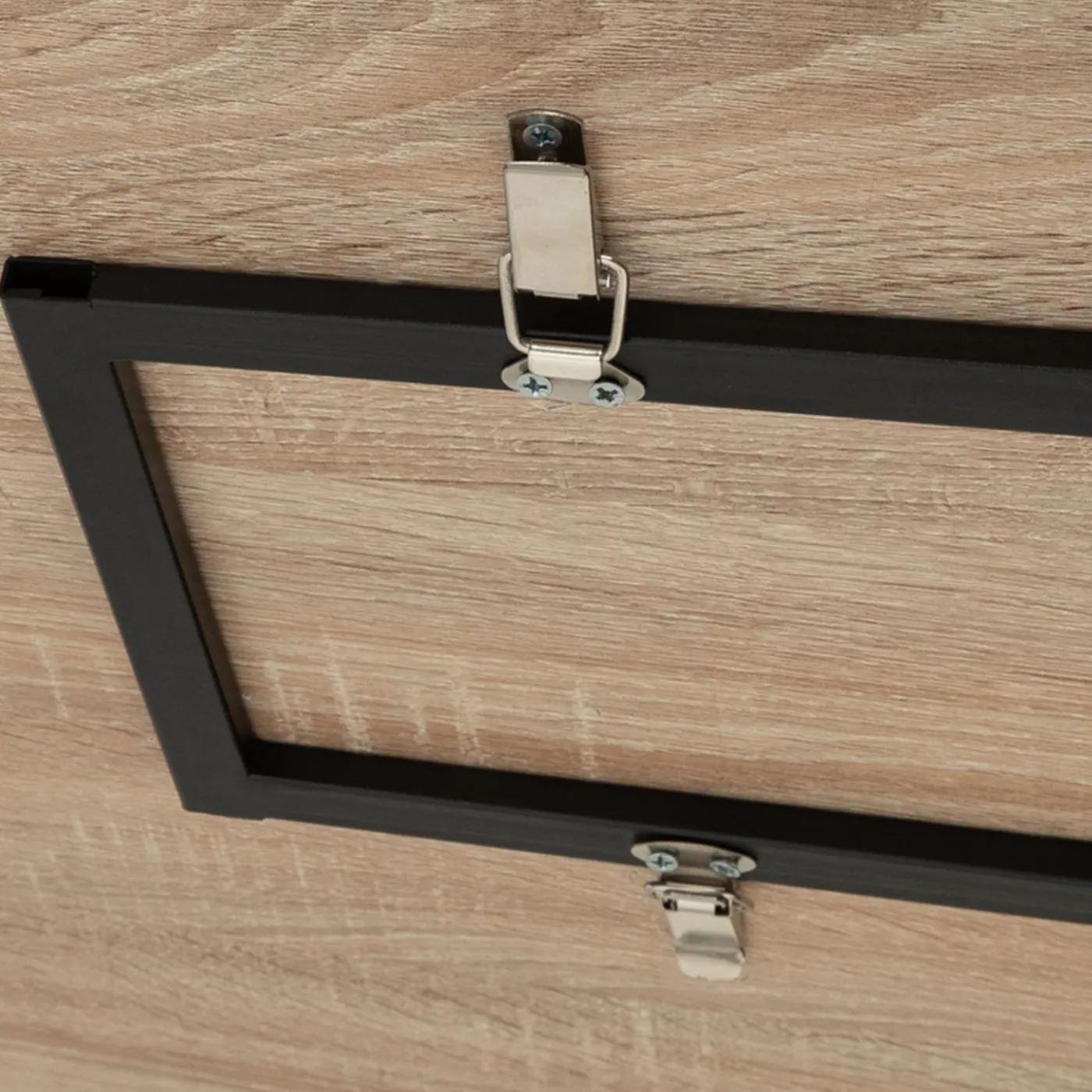 Table extensible moderne bois et métal