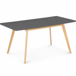 Table extensible scandinave grise anthracite