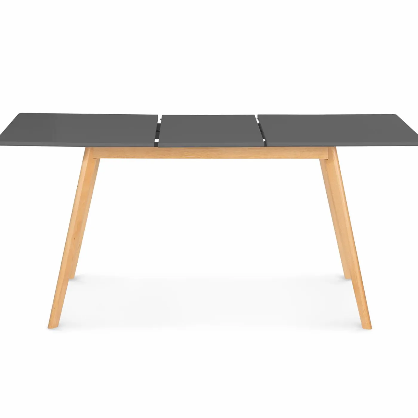 Table extensible scandinave grise anthracite