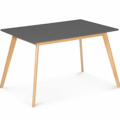 Table extensible scandinave grise anthracite