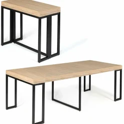 Table industrielle extensible 10 personnes 235 cm