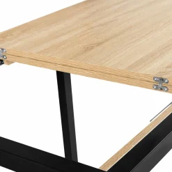 Table industrielle extensible 6-8 personnes 160 cm