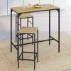 Table mange-debout style industriel avec 2 tabourets