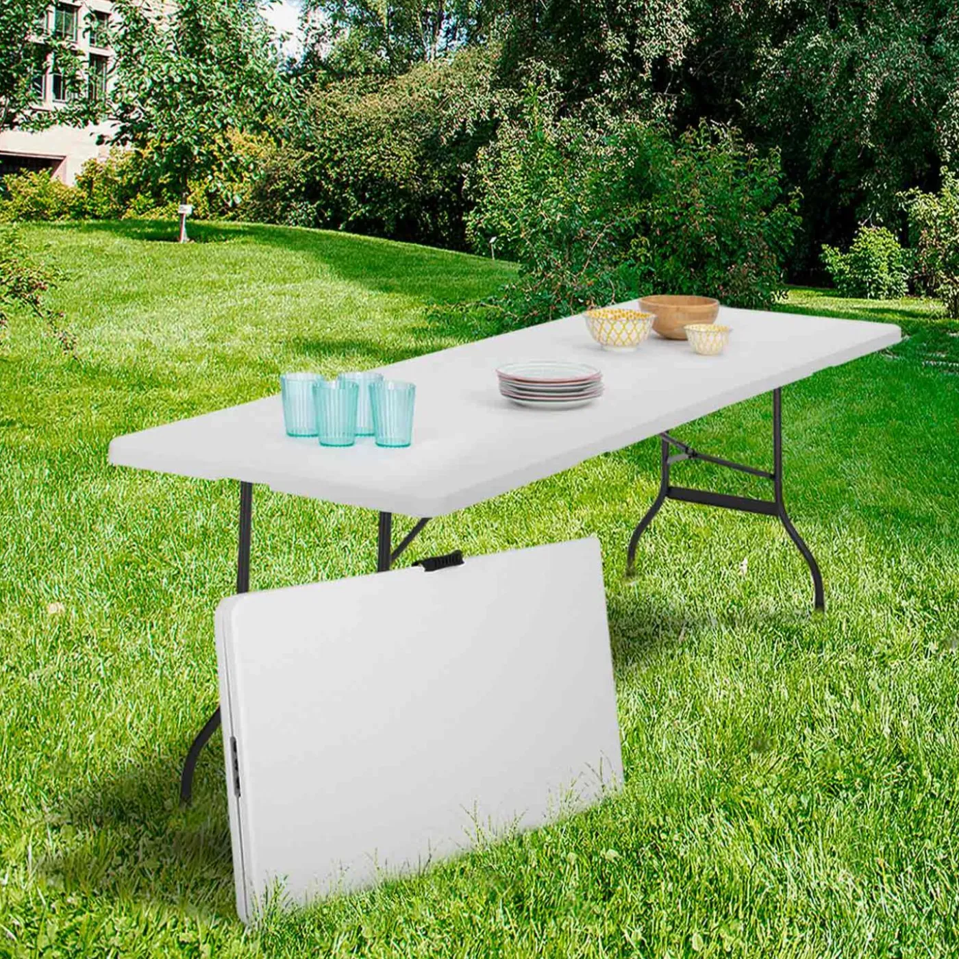 Table pliante d'appoint portable