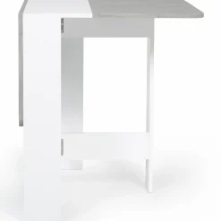Table pliante design blanche et grise