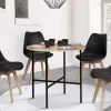 Table ronde industrielle 4 personnes 80 cm
