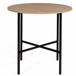 Table ronde industrielle 4 personnes 80 cm