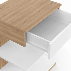 Tables de nuit avec un tiroir et deux étagères