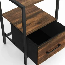 Tables de nuit effet bois vieilli