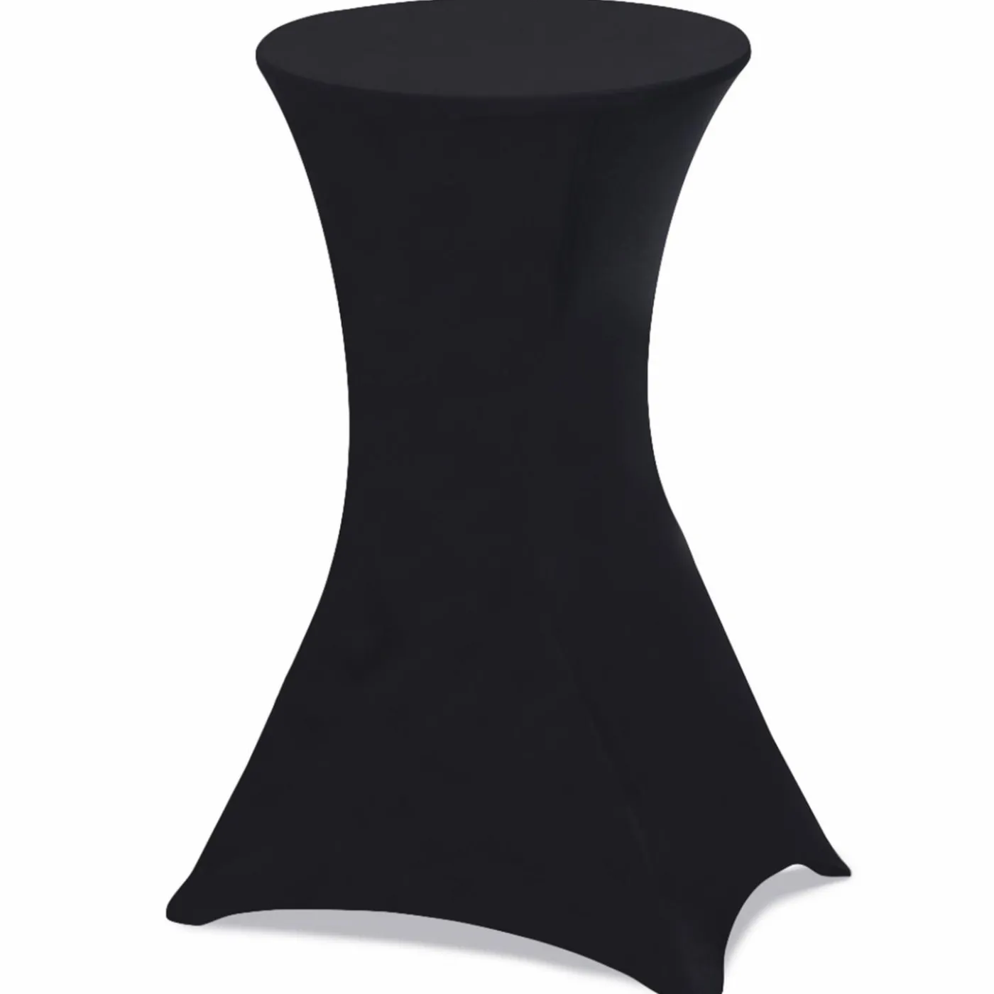 Tables mange-debout pliantes avec housse noire
