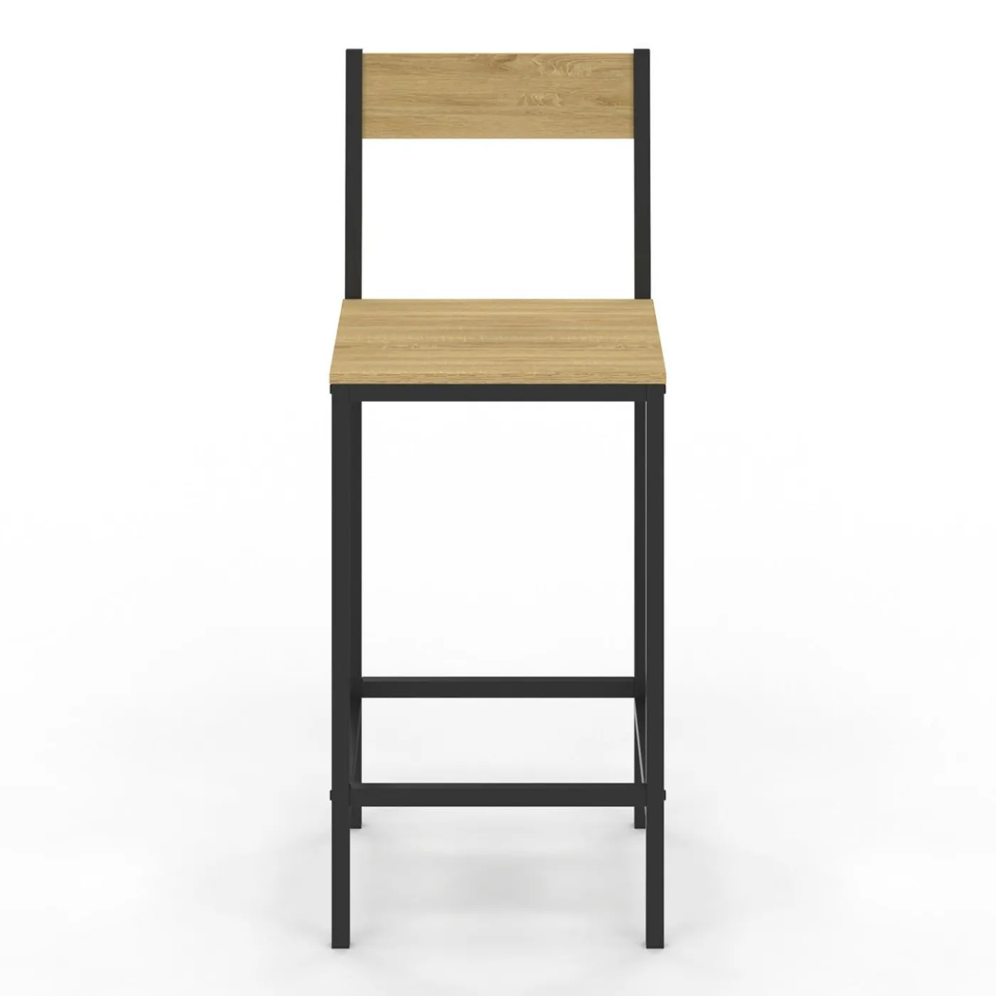 Tabourets de bar avec dossier design industriel