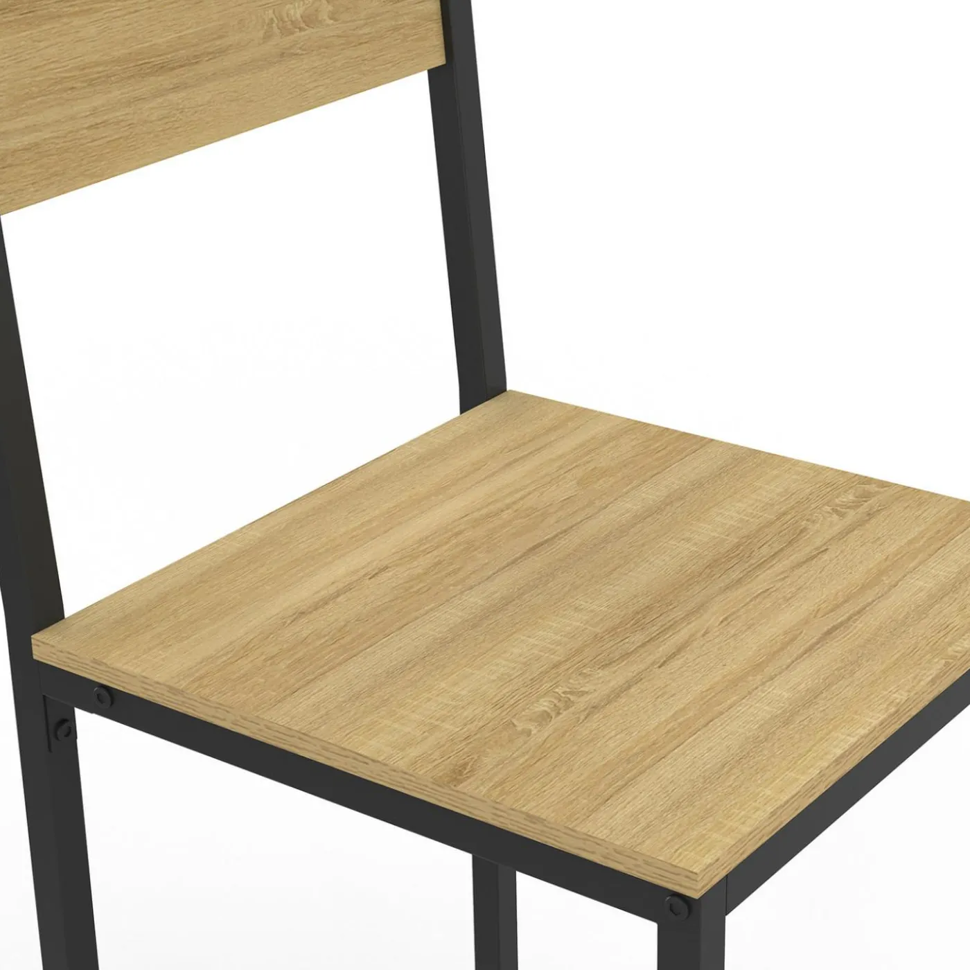 Tabourets de bar avec dossier design industriel