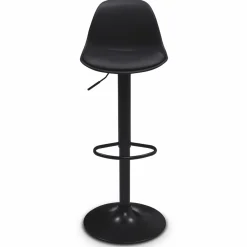 Tabourets de bar design noirs