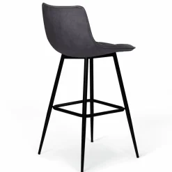 Tabourets de bar en velours multicolore