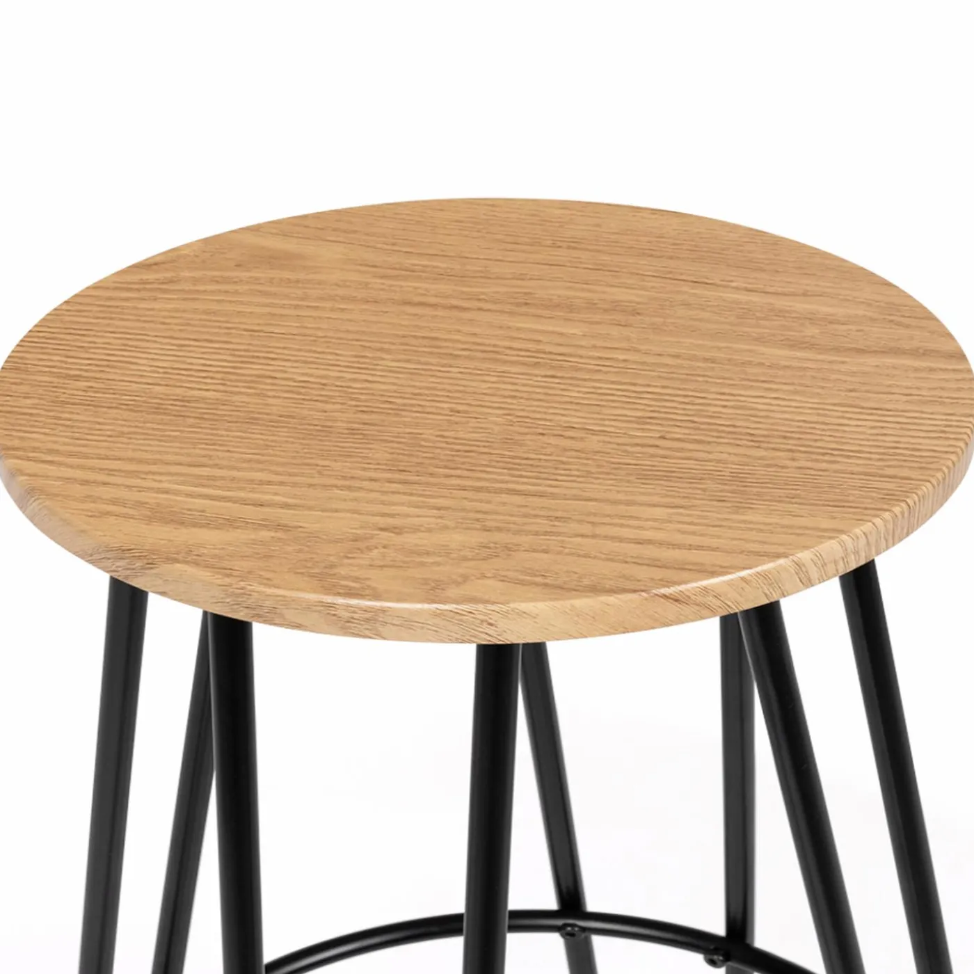 Tabourets de bar industriel bois et métal