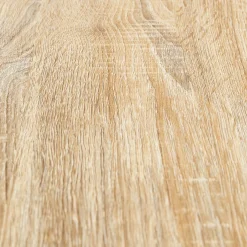 Tabourets de bar ronds bois et métal noir x4