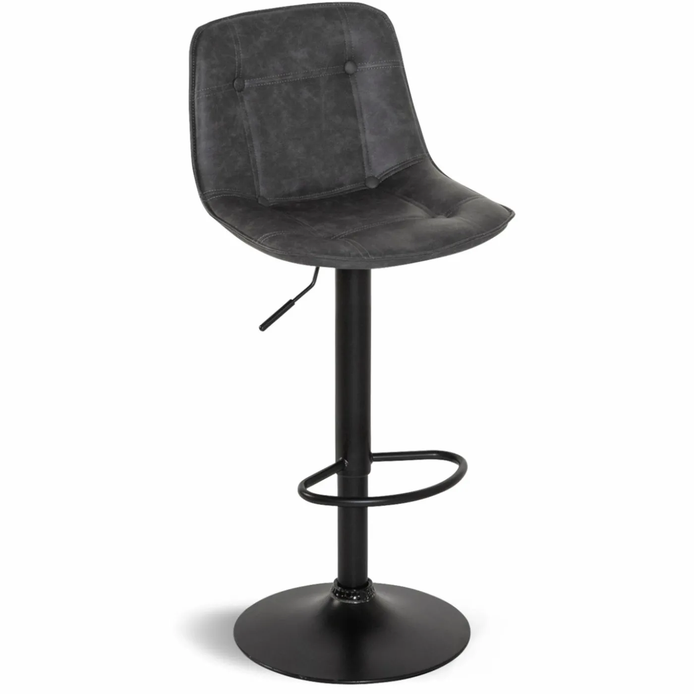 Tabourets réglables en hauteur gris