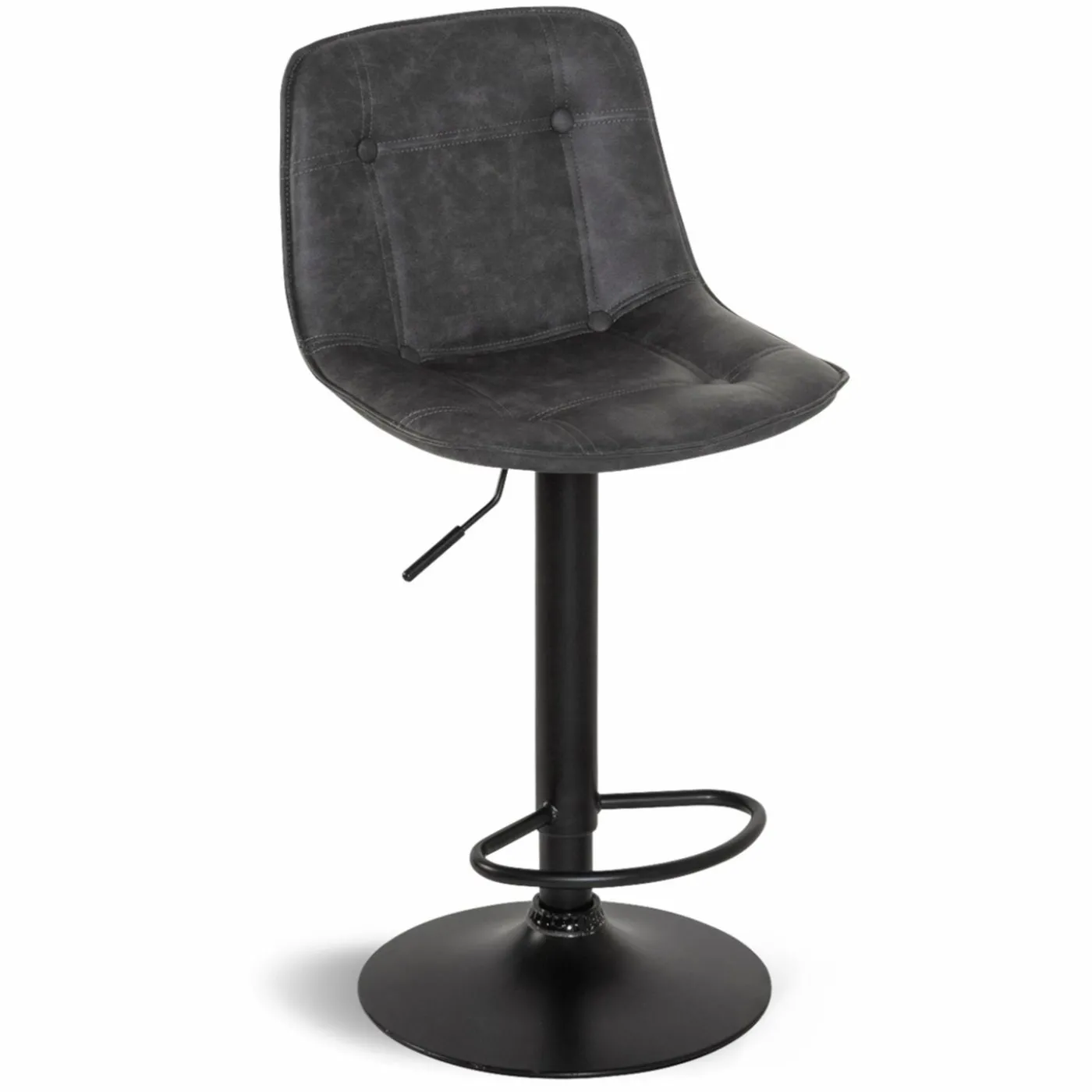 Tabourets réglables en hauteur gris