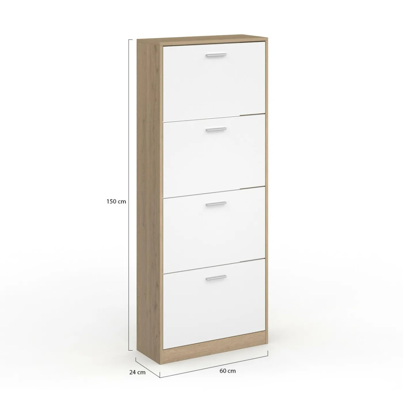 Étagère à chaussures 4 portes