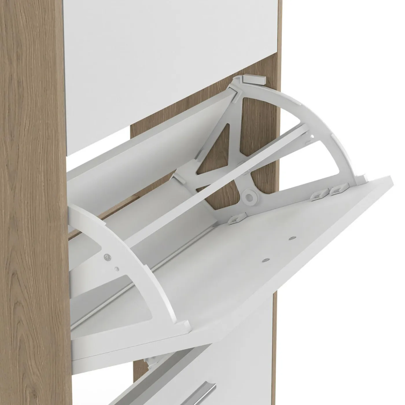 Étagère à chaussures 4 portes
