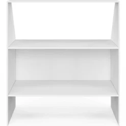 Étagère sous pente blanche 2 niveaux