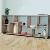 Étagère de salon moderne en bois imitation hêtre