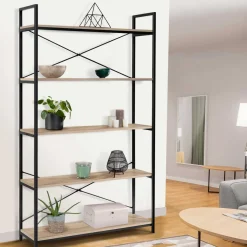 Étagère métal style industriel 170 cm