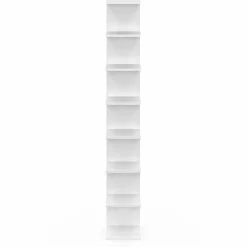 Étagère murale suspendue double position blanche 190 cm