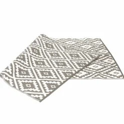 Tapis d'extérieur pour terrasse couleur taupe