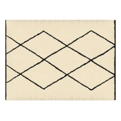 Tapis d'intérieur rectangle à motifs berbère 160 x 220 cm