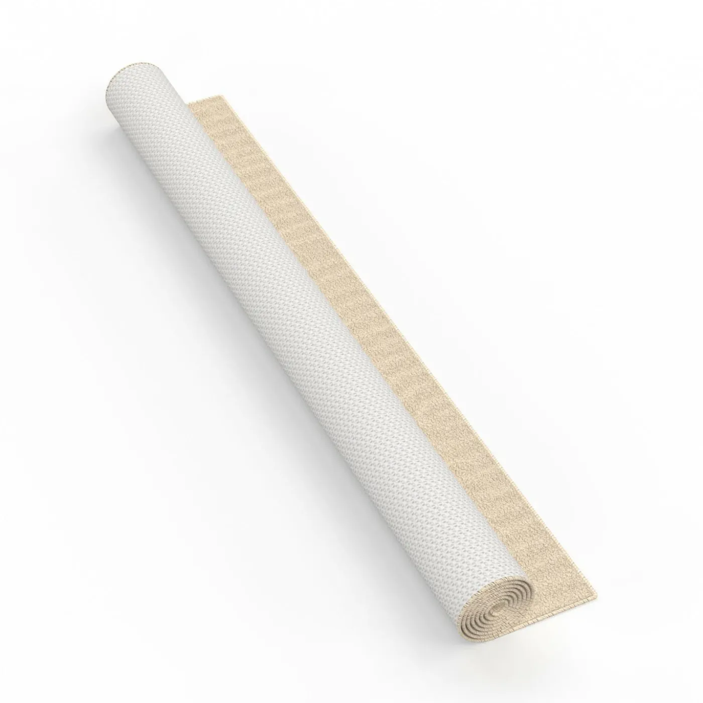Tapis d'intérieur rectangle à motifs circulaire beige 160 x 220 cm