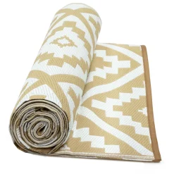 Tapis extérieur beige 270x370cm
