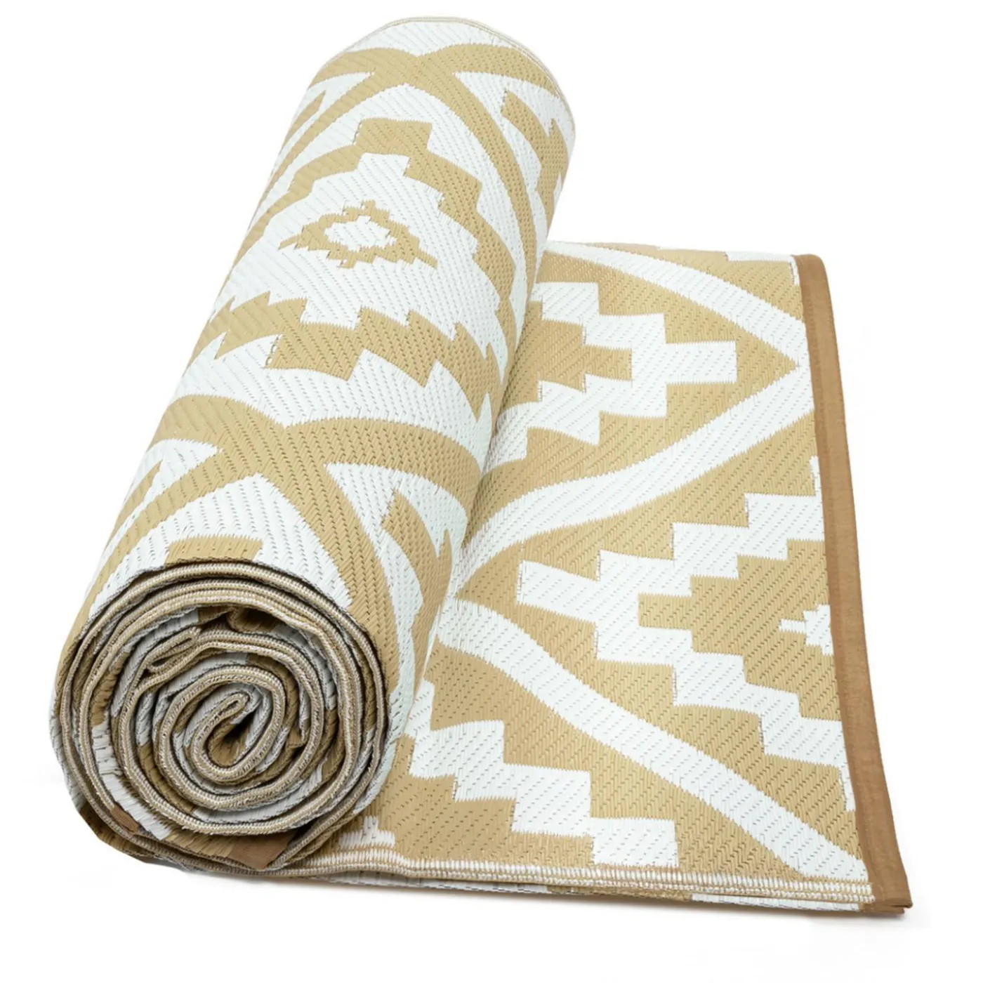 Tapis extérieur beige 270x370cm