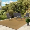 Tapis extérieur effet jute 270x370cm