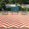 Tapis extérieur terracotta 270x370cm