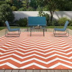 Tapis extérieur terracotta 270x370cm