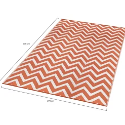 Tapis extérieur terracotta 270x370cm