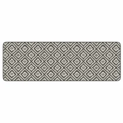 Tapis intérieur gris et blanc 60x180cm