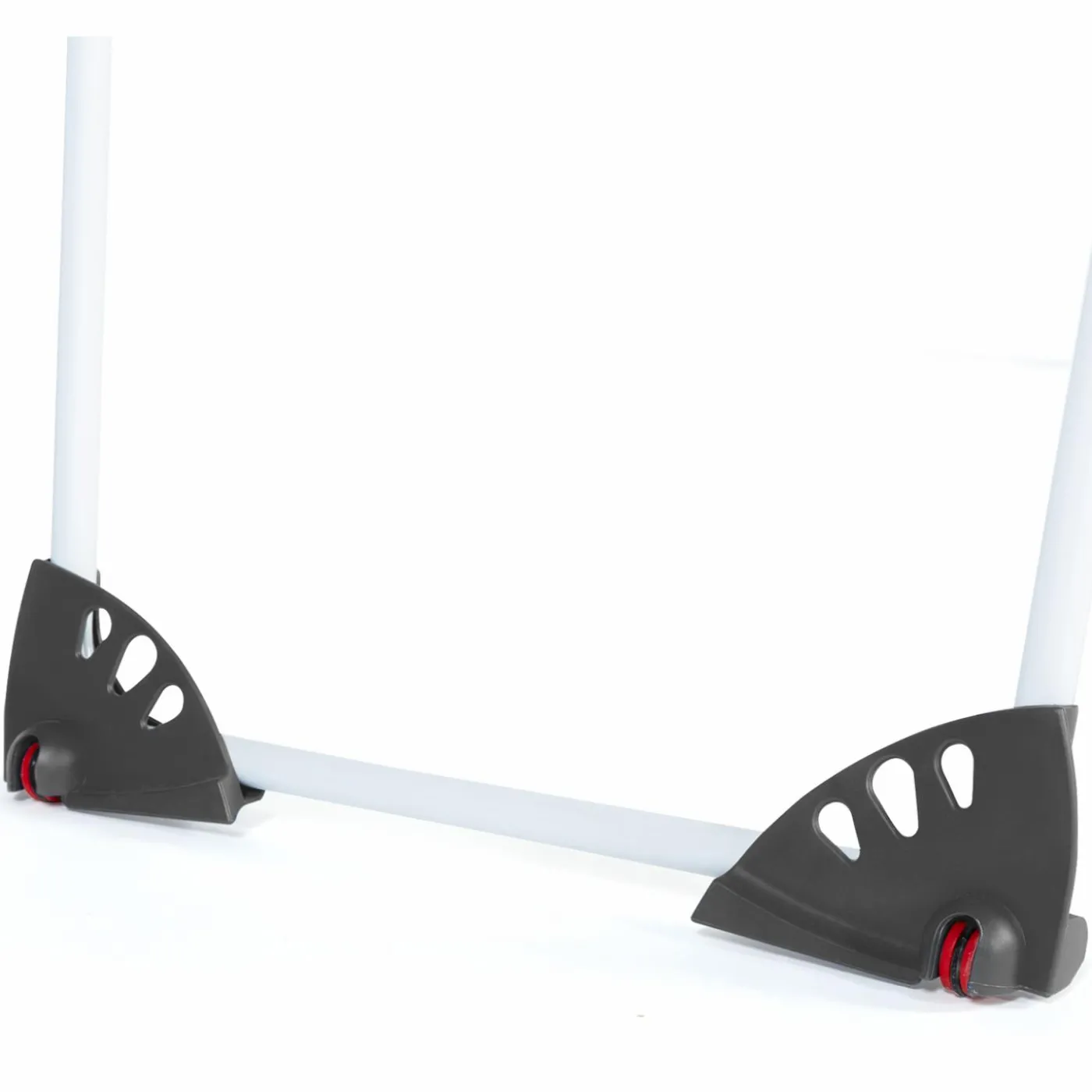 Étendoir pliable et extensible de 160 à 211 cm gris et blanc